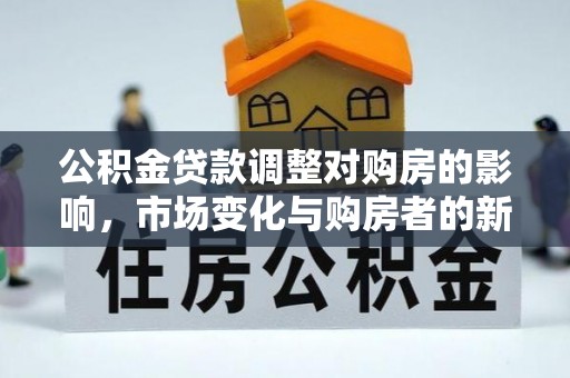 黑水公积金贷款调整对购房的影响，市场变化与购房者的新选择