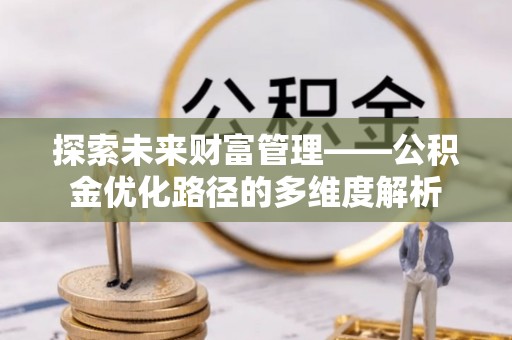 黑水探索未来财富管理——公积金优化路径的多维度解析