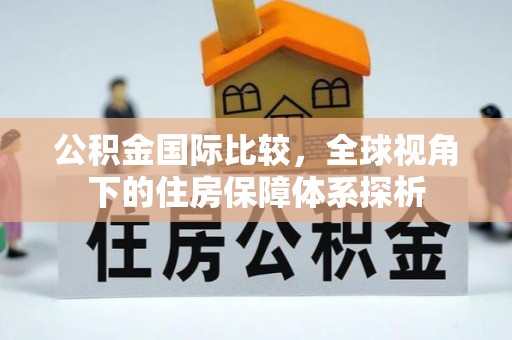 黑水公积金国际比较，全球视角下的住房保障体系探析