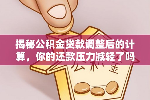 黑水揭秘公积金贷款调整后的计算，你的还款压力减轻了吗？