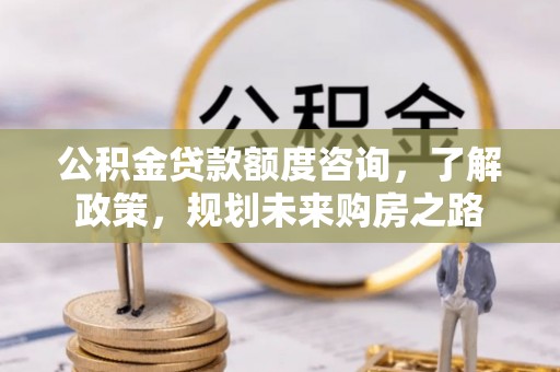 黑水公积金贷款额度咨询，了解政策，规划未来购房之路